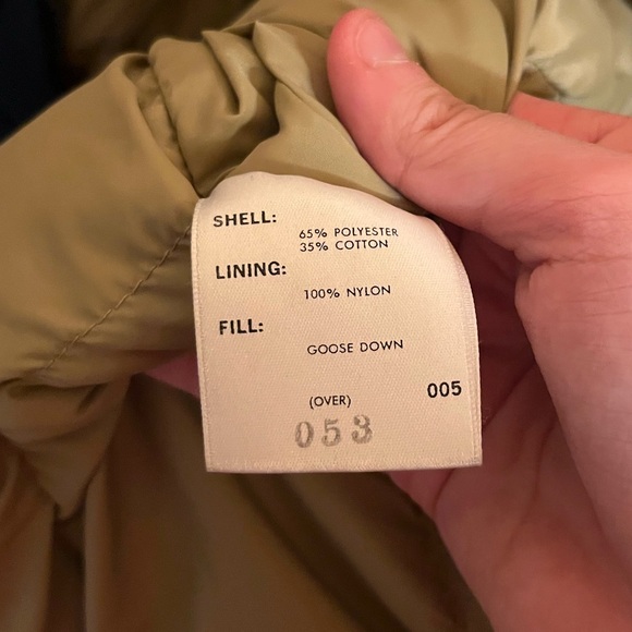 The North Face Vintage Made in USA Blue Goose Down Puffer Coat - Picture 8 of 9